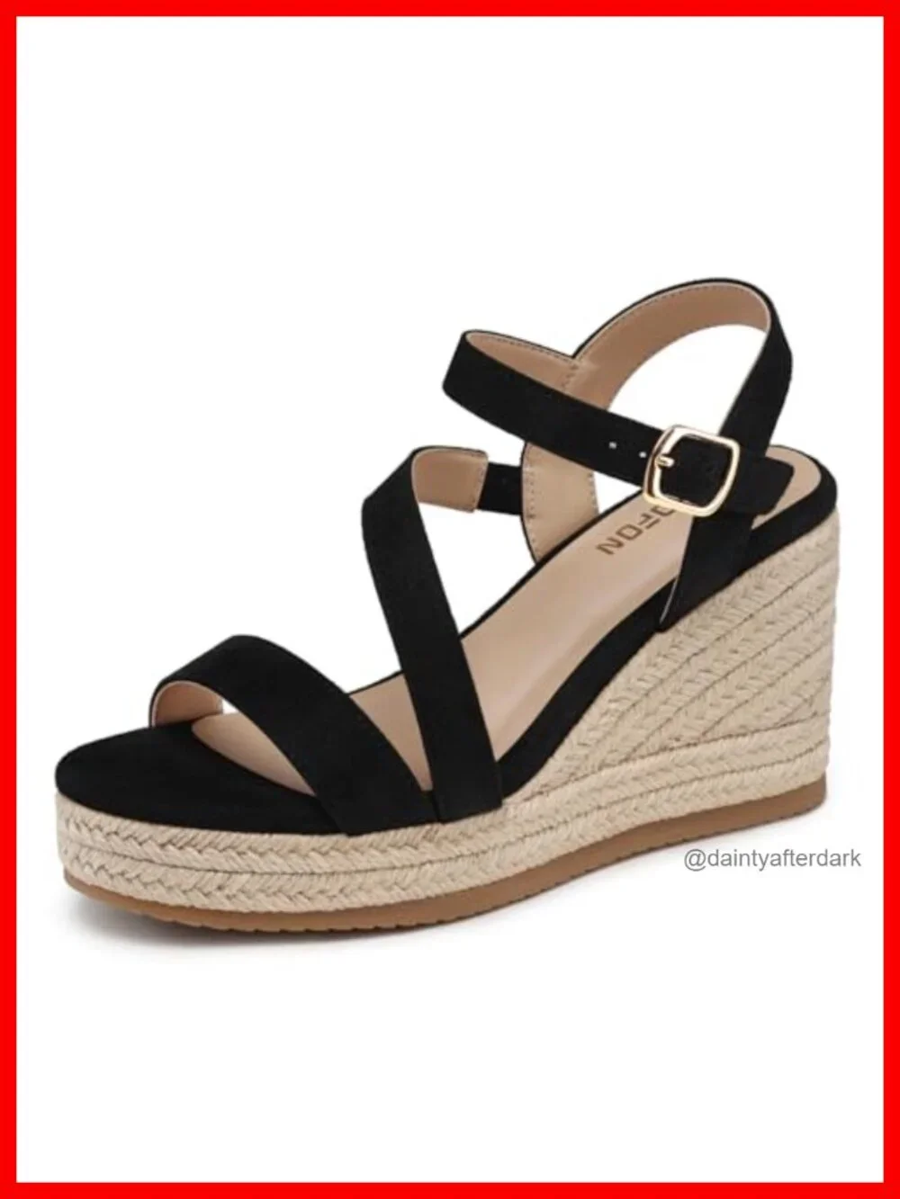 Women's Wedge Sandals Platform Espadrille Ankle Strap